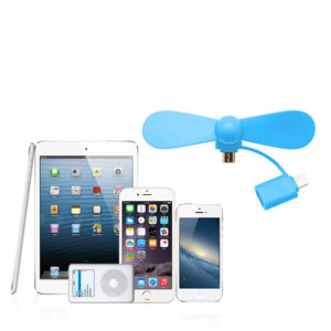 Portable iPhone Fan – Colorful and Powerful 2-in-1 Fans for iPhone/iPad